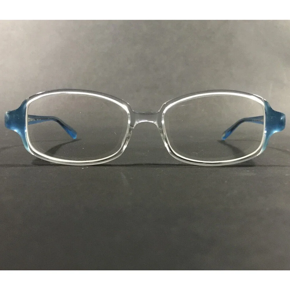 Paul Smith Eyeglasses Frames PS-421 CRY/AQ Blue Clear Rectangular 49-16-135